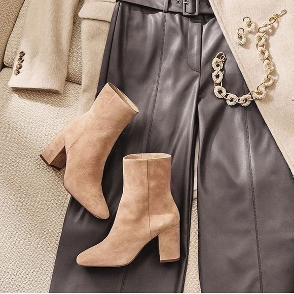 Ann Taylor Suede Booties - Picture 1 of 12